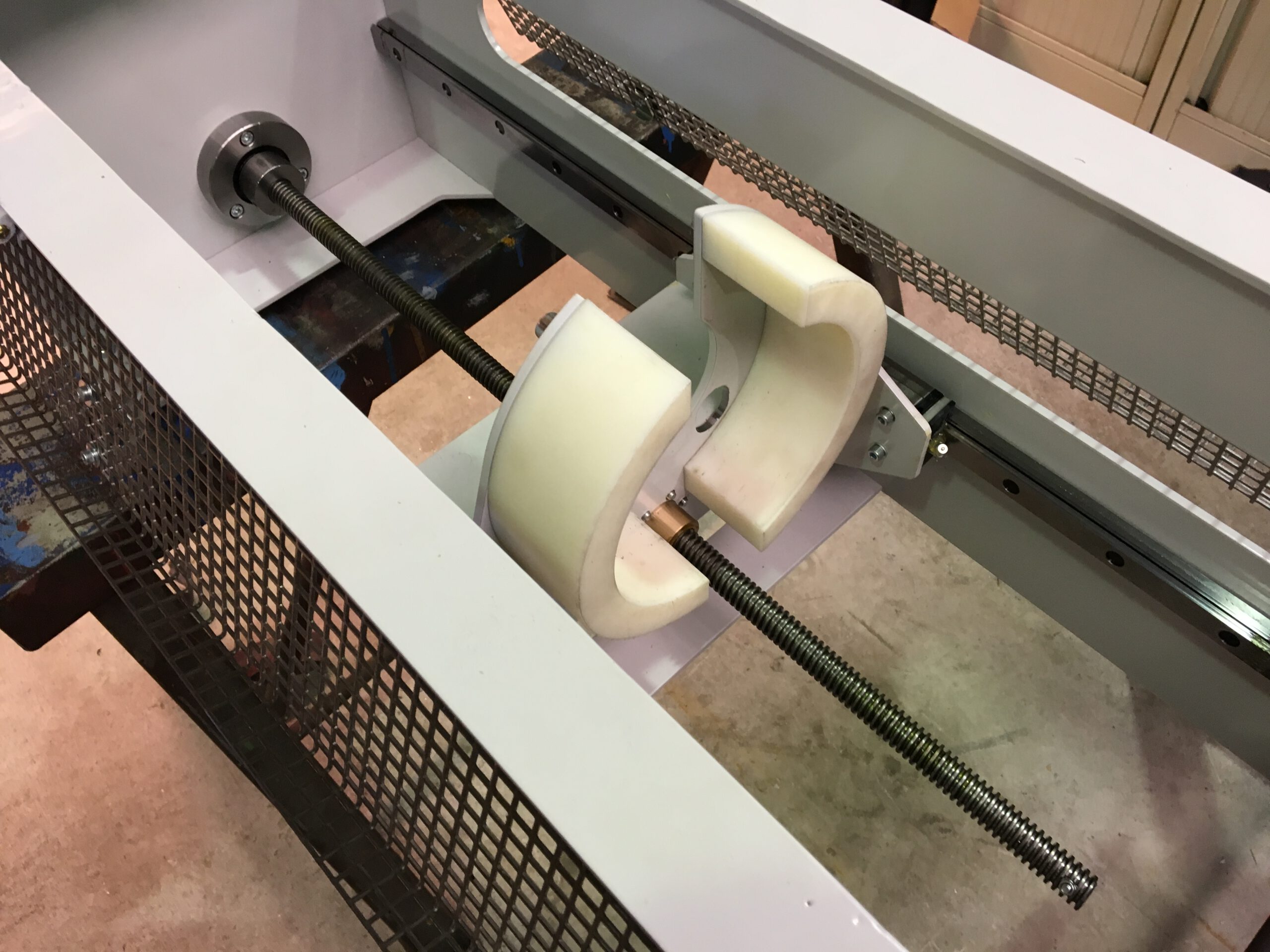 Detail van montagehulp voor accumulatoren voor ROV’s (Boskalis)