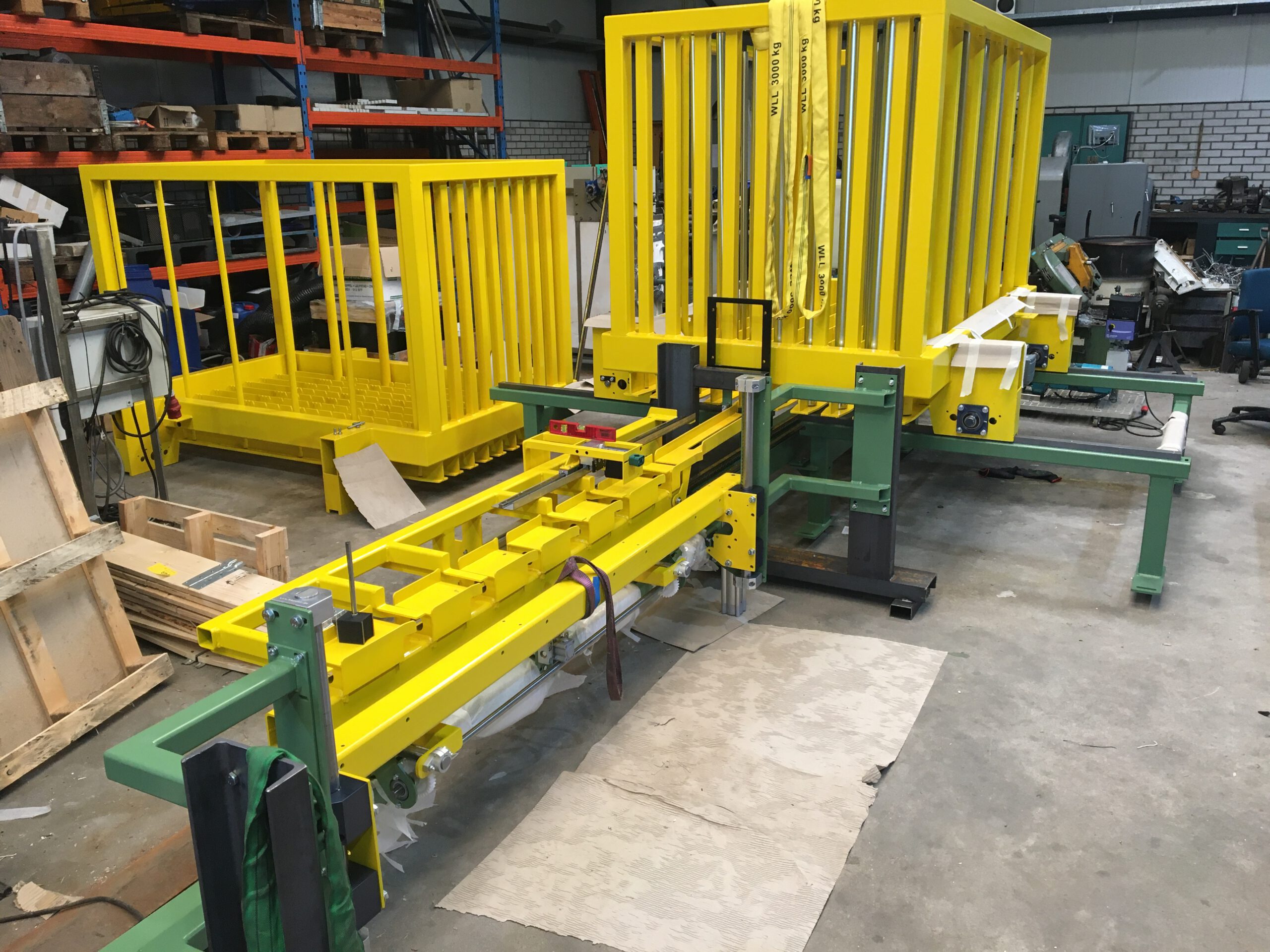 Volautomatische balkendispenser t.b.v. een decoilerlijn (Feijen Maastricht)