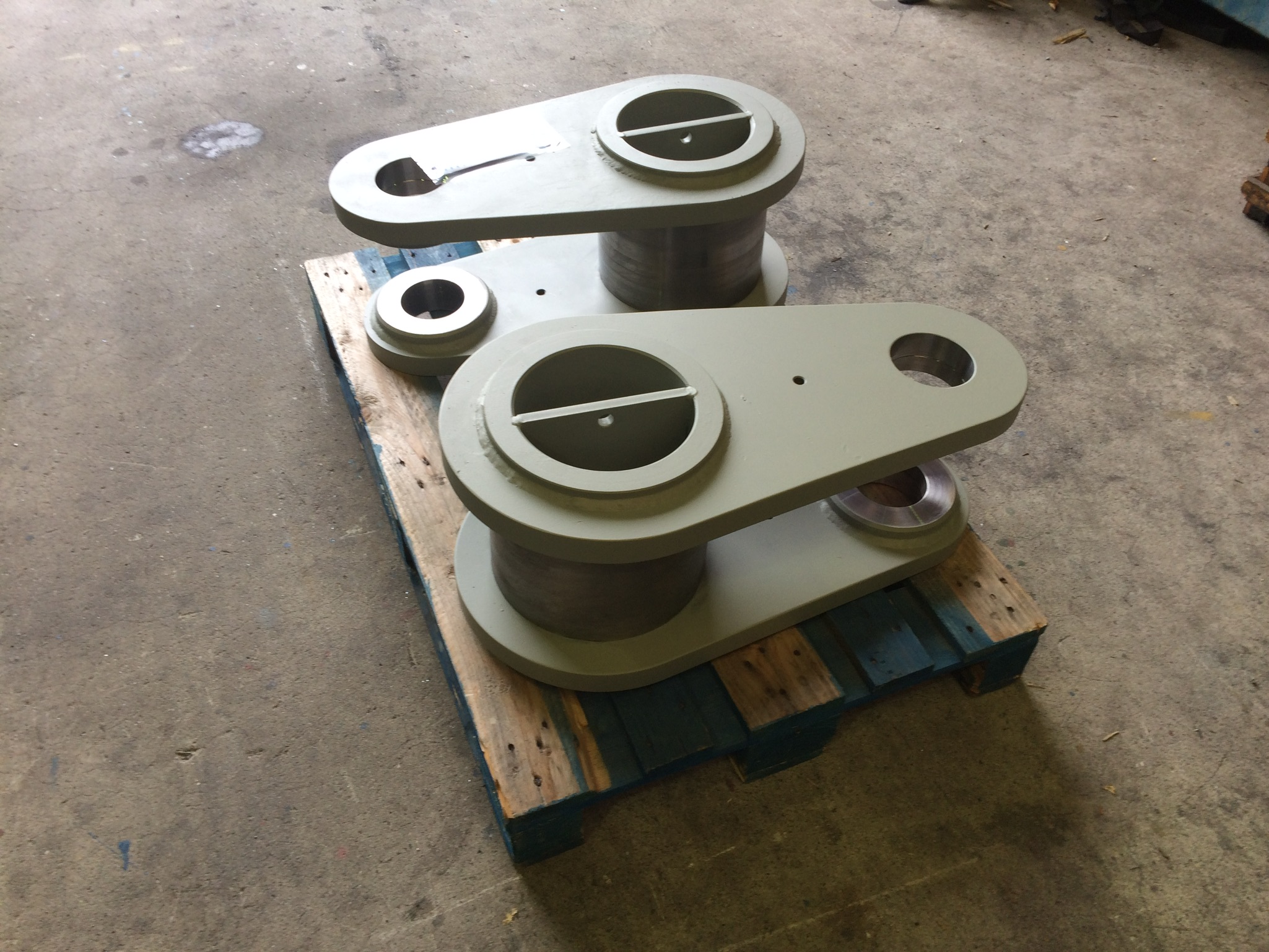 Gaffels voor een werklast van 200 ton