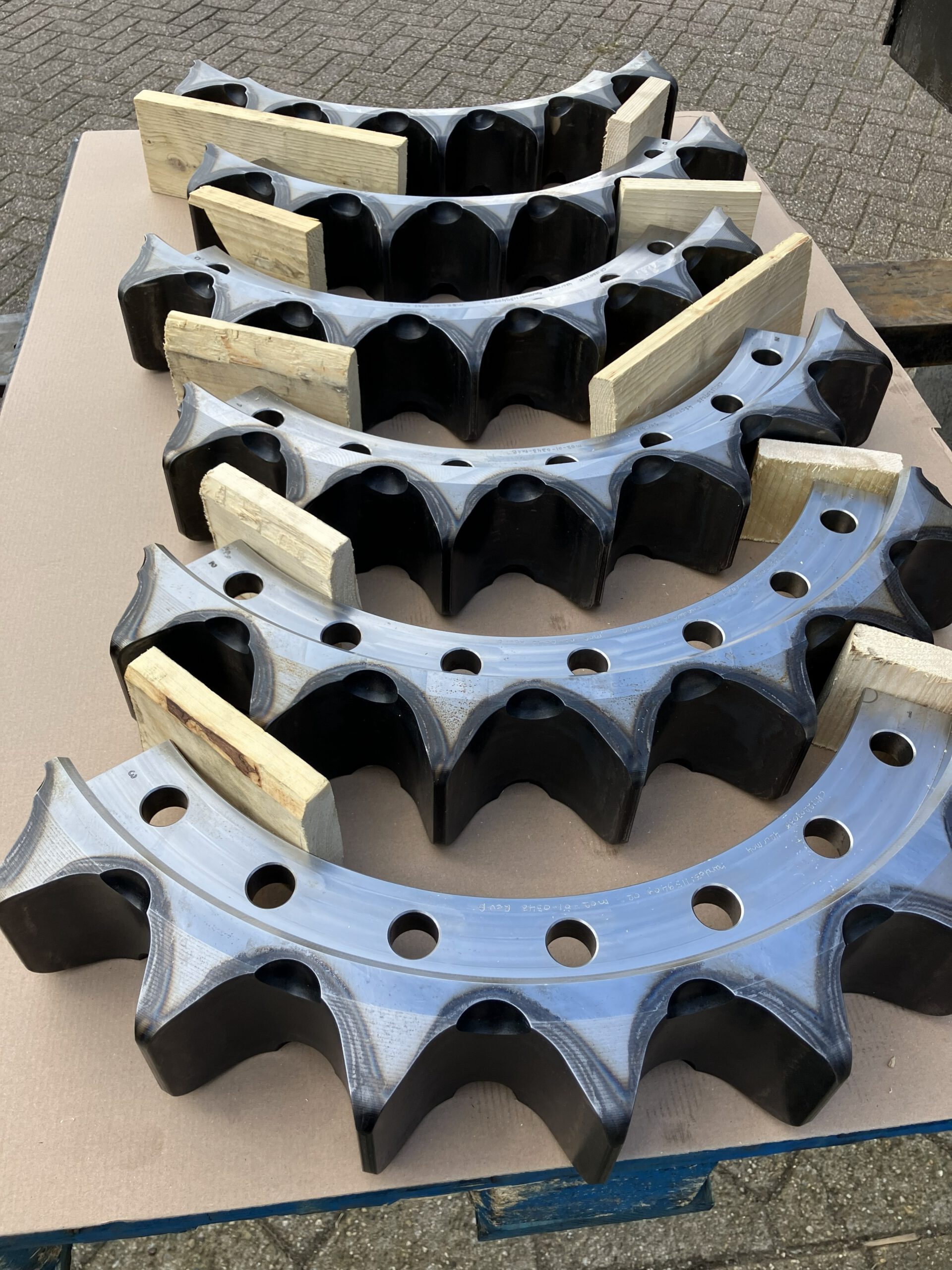 Kettingwiel segmenten