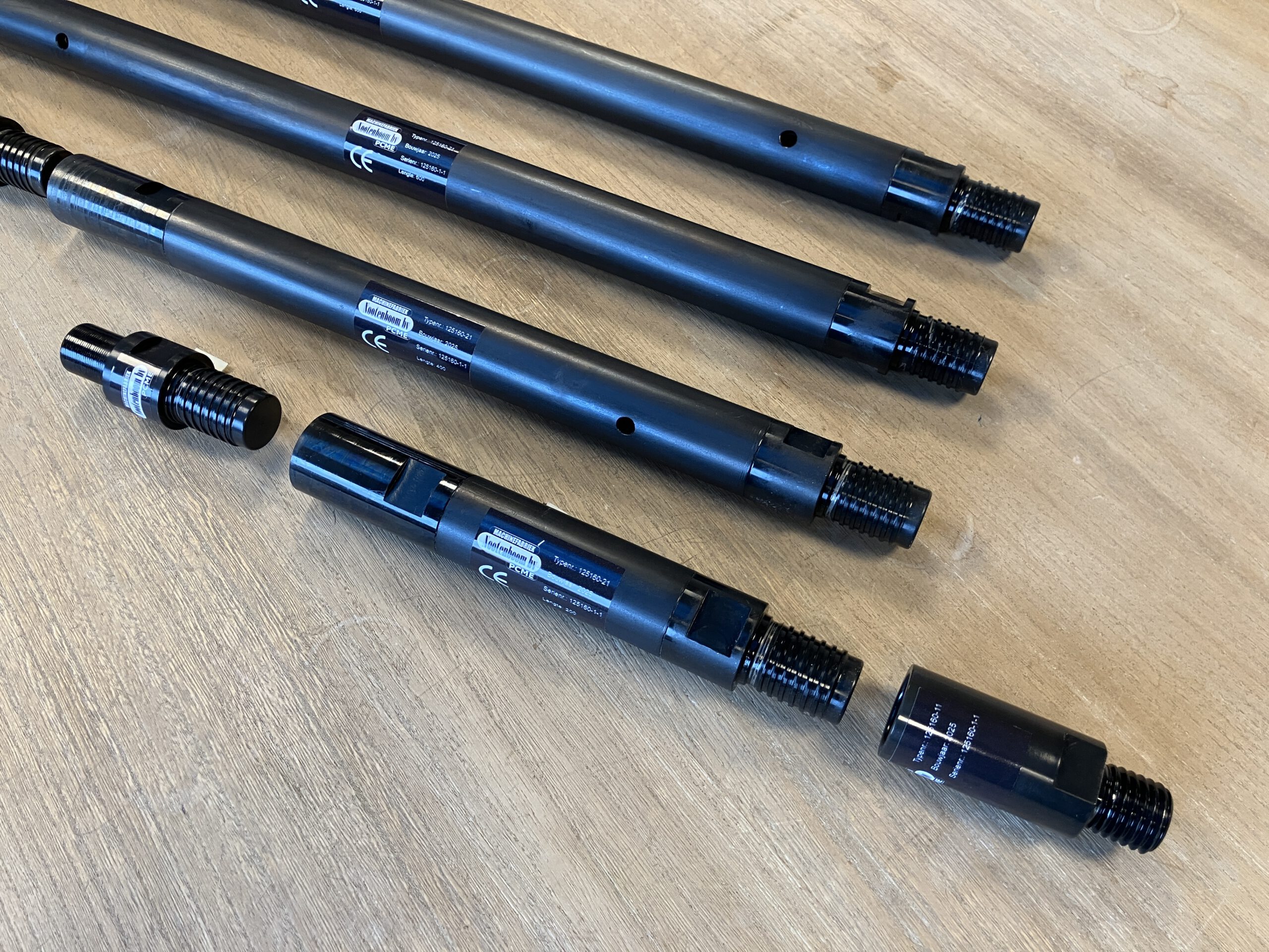 Verlengset voor uitpergereedschap 25 ton