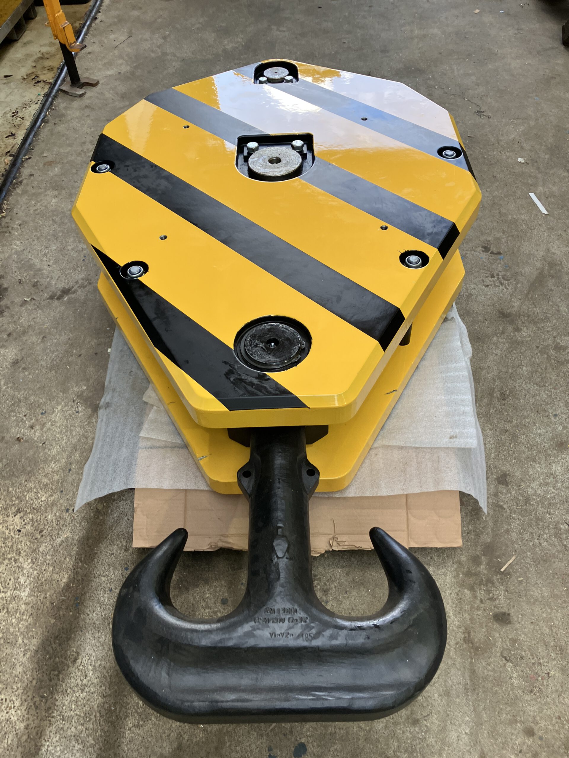 Compleet hijsblok 80 ton met wisselbare schijf (Vlierodam)